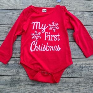 First Christmas Plaid 3 Piece Set